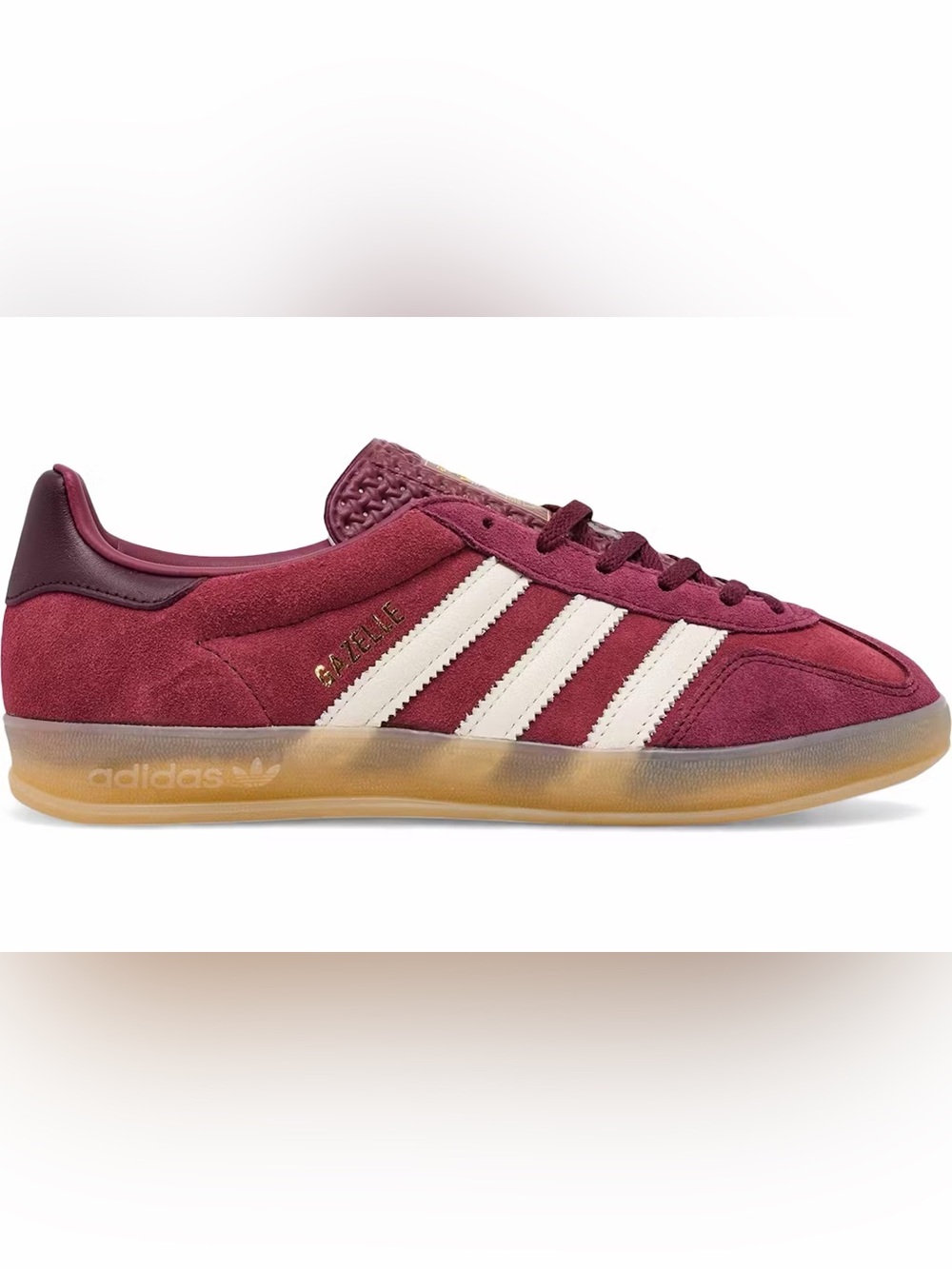 Adidas Gazelle Indoor Shadow Red Sneakers Sz 10 - Picture 9 of 9
